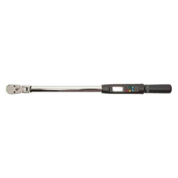 Proto 1/2" Drive Electronic Flex Head Torque Wrench 12.5-250 ft-lbs - J6014EFX