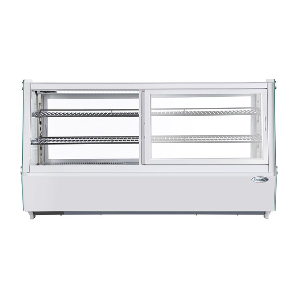Koolmore 48 in. Self-Service Countertop Display Refrigerator in White - CDC-250-WH
