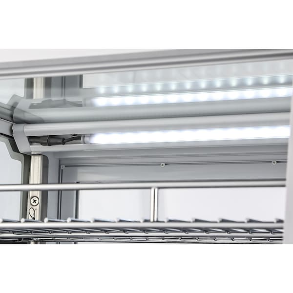 Koolmore 48 in. Self-Service Countertop Display Refrigerator in White - CDC-250-WH