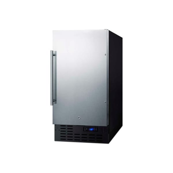 Summit Appliance Div. Summit 18" Wide Built-In All-Refrigerator, 17-3/4"W x 24"D x 34-1/4"H, 2.7 Cu.Ft - FF1843BSS