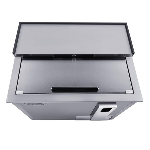 Koolmore 36 in. Commercial Bottle Cooler in Stainless-Steel with Built-In Opener, ETL Listed, 9 cu. ft. - KM-BOC36-SS