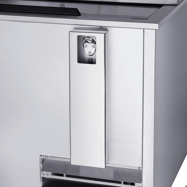 Koolmore 36 in. Commercial Bottle Cooler in Stainless-Steel with Built-In Opener, ETL Listed, 9 cu. ft. - KM-BOC36-SS