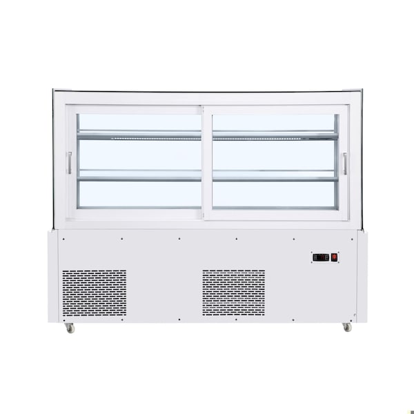 Koolmore 60 in. Refrigerated Bakery Display Case, 17.6 cu. ft. in White - KM-CDHF-17C-WH