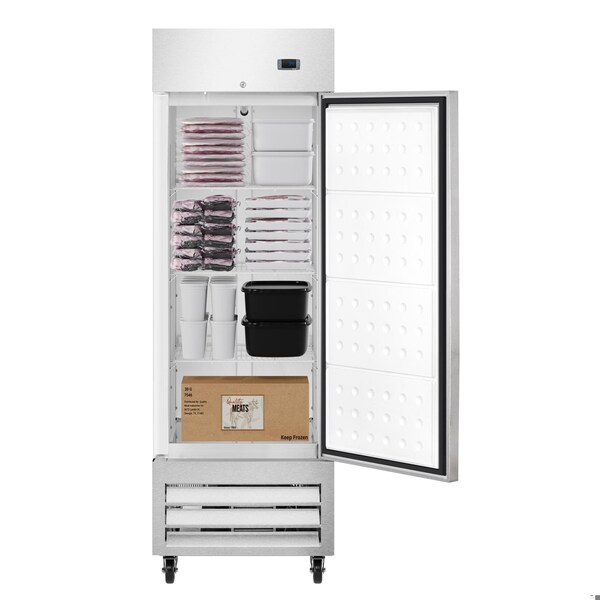 Koolmore 27 in. Commercial One Door Convertible Refrigerator/Freezer with 23 Cu. Ft. Capacity KM-RIC-1DSS - KM-RIC-1DSS