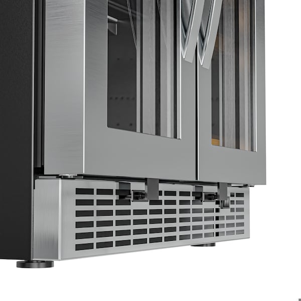 Koolmore 24 in. Dual Zone, Full Glass Door, 21-Bottle Wine and Beverage Cooler, Freestanding or Built-in Unit - KM-CWB1830-SS
