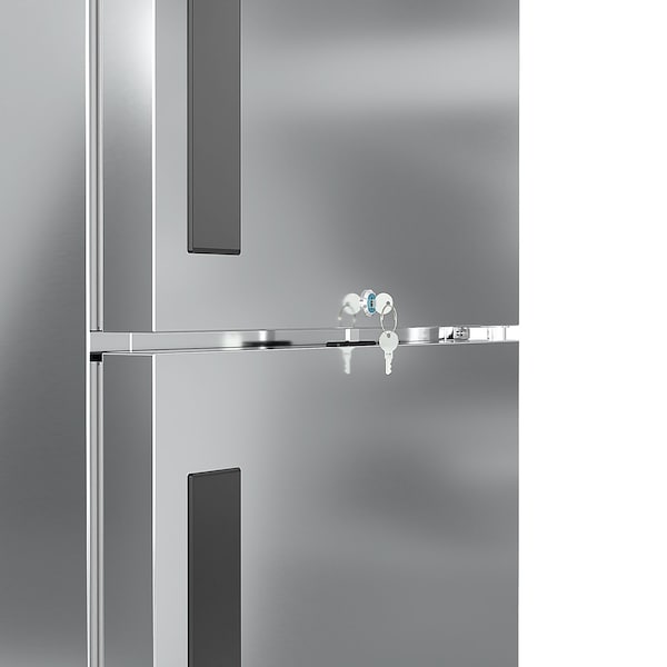 Koolmore 29 in. Commercial Stainless Steel Solid Half Door Reach-In Refrigerator, 23 cu. ft. - RIR-1D-SSHD