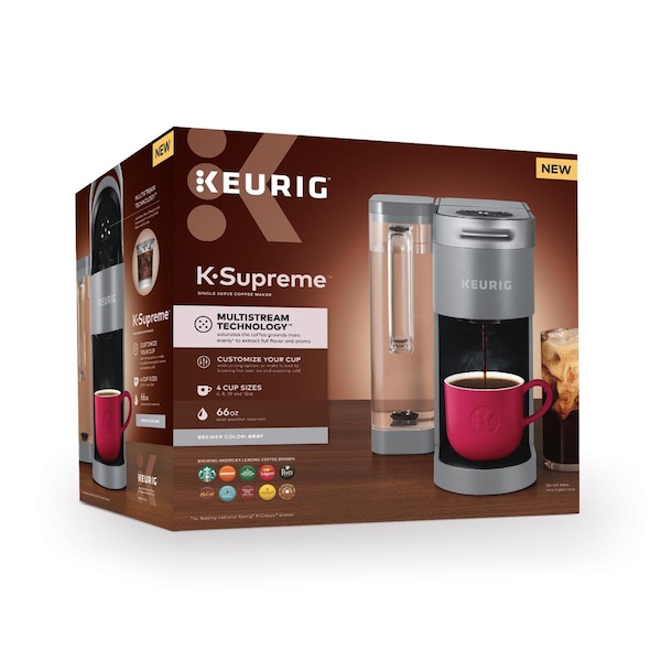 Keurig Keurig K-Supreme 66 oz Gray Single Serve Coffee Maker - 5000368400