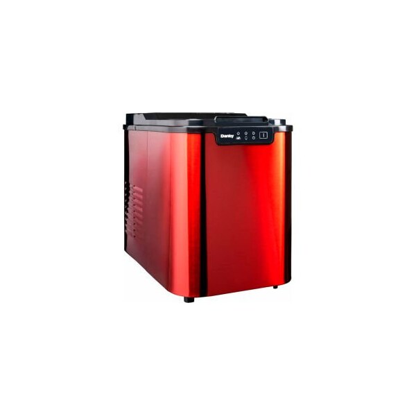 Danby Products Danby Countertop Ice Maker, Portable, Makes 25 lb. Per Day, Red - DIM2500RDB