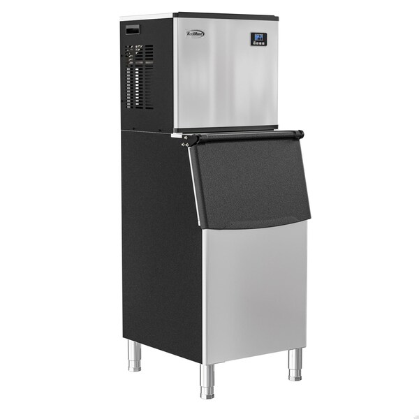 Koolmore 25 in. Stainless-Steel Commercial Ice Maker with Full Cube Production, 420 Lbs/24h - KM-CIM-400