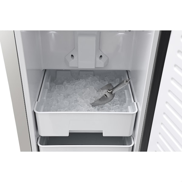 Koolmore 15 in. Built-in Residential Pearl Ice Nugget Maker, 66lb /day with Drain Pump in Stainless-Steel - KM-BIM66-NSS