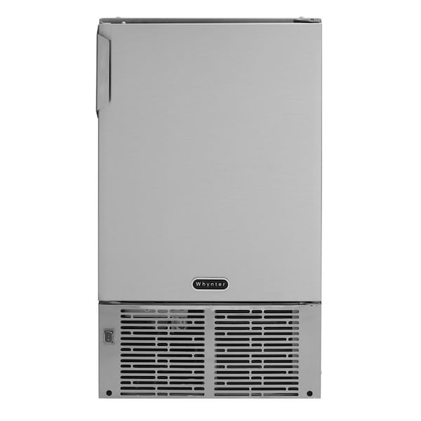 Razoredge 14 in. Undercounter Automatic Marine Ice Maker 23 lbs Daily Output, Stainless Steel - RA3975547