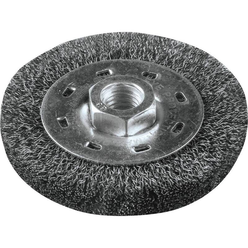 Makita 4 pulgadas x 5/8 pulgadas-11 Cepillo de Rueda de Alambre Retorcido - A-98376