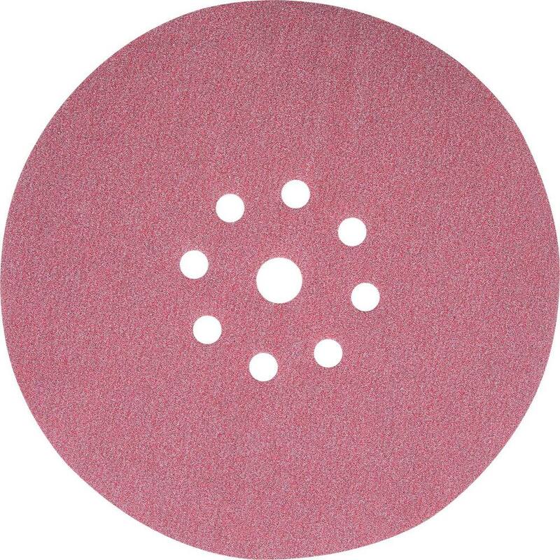Disco de Lijado para Tablaroca de 9 pulgadas, Gancho y Lazo, 220 Granos, (Paquete de 25) - E-02696