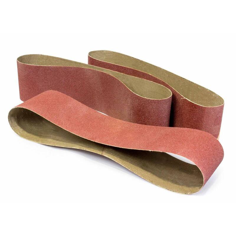 Lija para lijadora de banda de grano 120 de 4 pulgadas x 36 pulgadas (paquete de 3) - 6502SP2