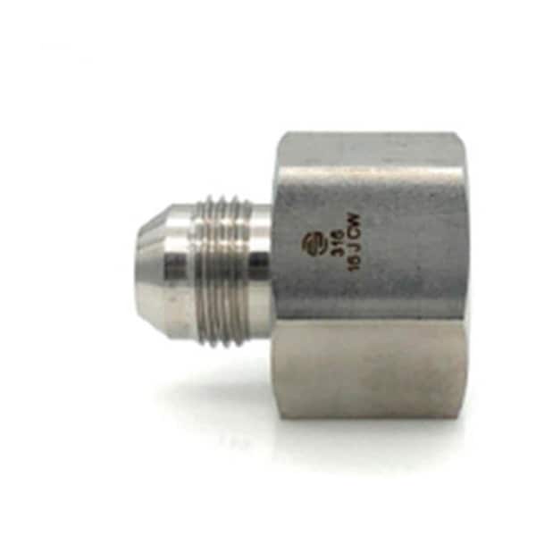 Midland Industries Midland Industries SS2406-08-06 08 FJIC x 06 MJIC 316 Stainless Steel Female x Male Reducer - SS2406-08-06