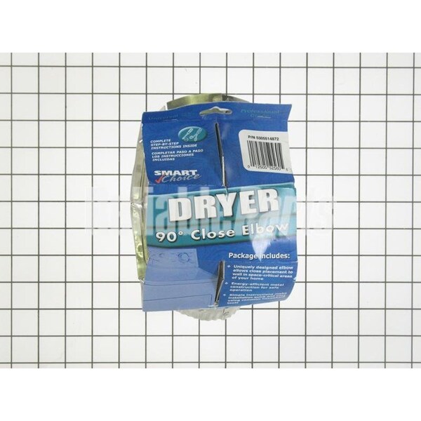 Electrolux Frigidaire 4 Dia. Dryer 90 Degree Close Vent Elbow - 5305514872