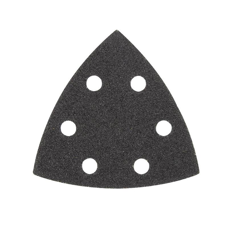 Lija de 80 granos de 3-1/2 pulgadas para herramienta multifuncional oscilante (paquete de 6) - 49-25-2080