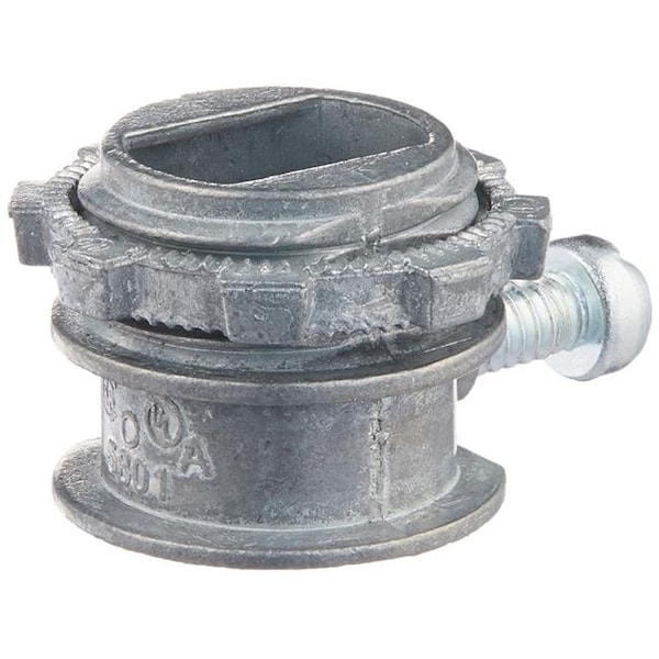 Halex Halex 3589215 0.375 in. Zinc AC Connector - 3589215