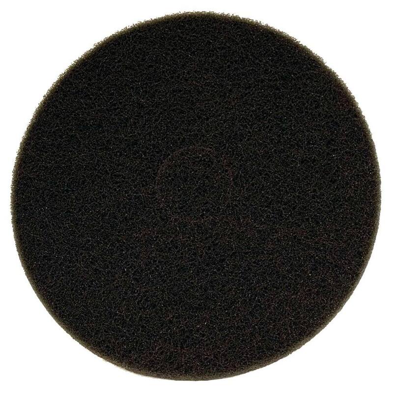 DIABLO 17 pulgadas. Almohadilla de pulido negra no tejida (paquete de 5) - DCR170BLKM01G005