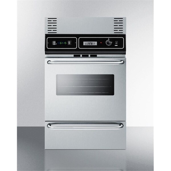 Summit Appliance 39 in. Wall Oven Trim Kit - Stainless Steel - SU460050