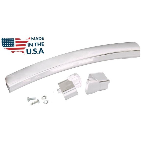 Choice Parts Choice Handle + End Caps White - WB15X10276CM