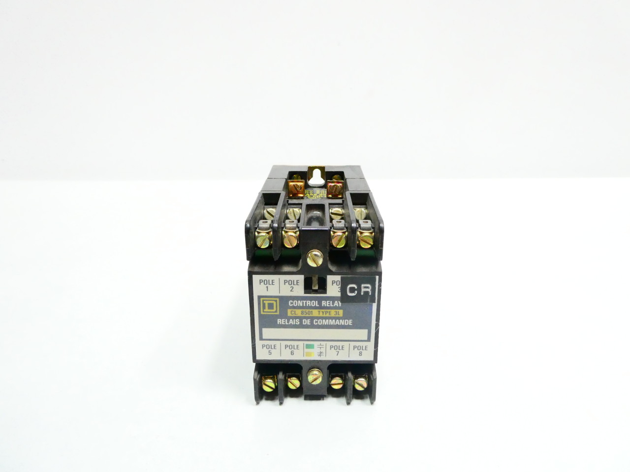 SQUARE D 8501 3LO-80 0-120V-AC CONTROL RELAY - MRO INDUSTRIAL