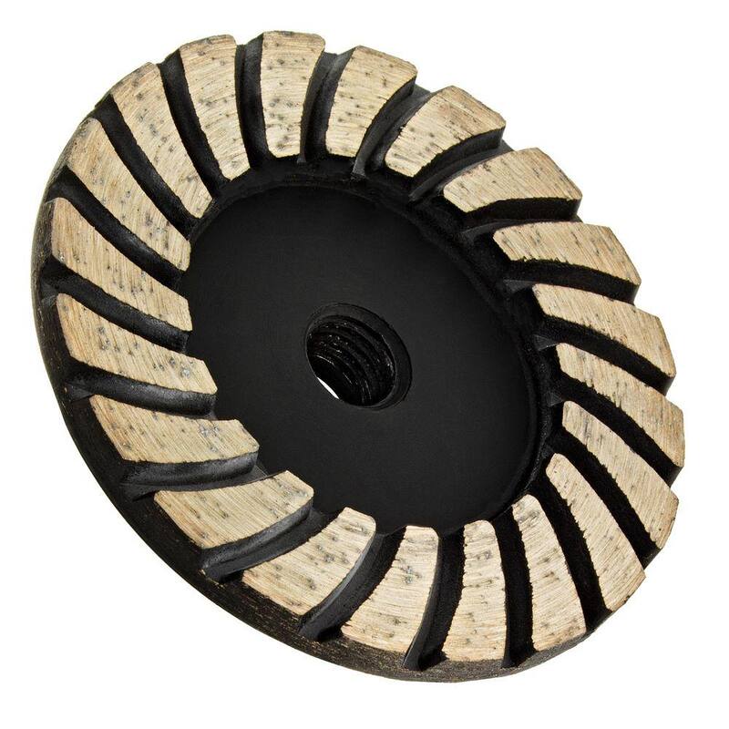 Muela de diamante turbo de grano grueso Archer USA 4 pulgadas x 5/8 pulgadas-11 para rectificado de piedra - STCW04R
