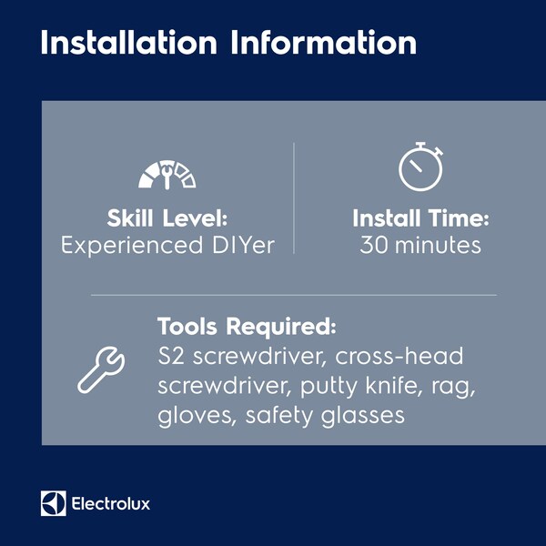 Electrolux Frigidaire Dryer Drum Felt Seal and Glide Kit - 5303937139