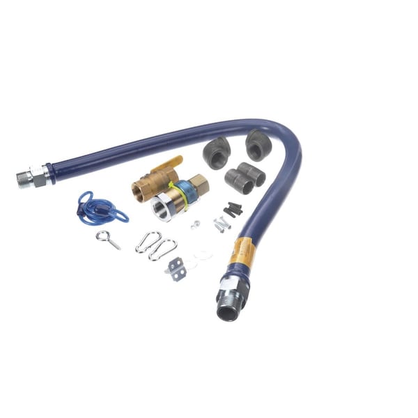 Dormont 1 Dia. x 48 in. MFG Safety Snap Fast System Kit Hose, Blue - CAN16100KIT48