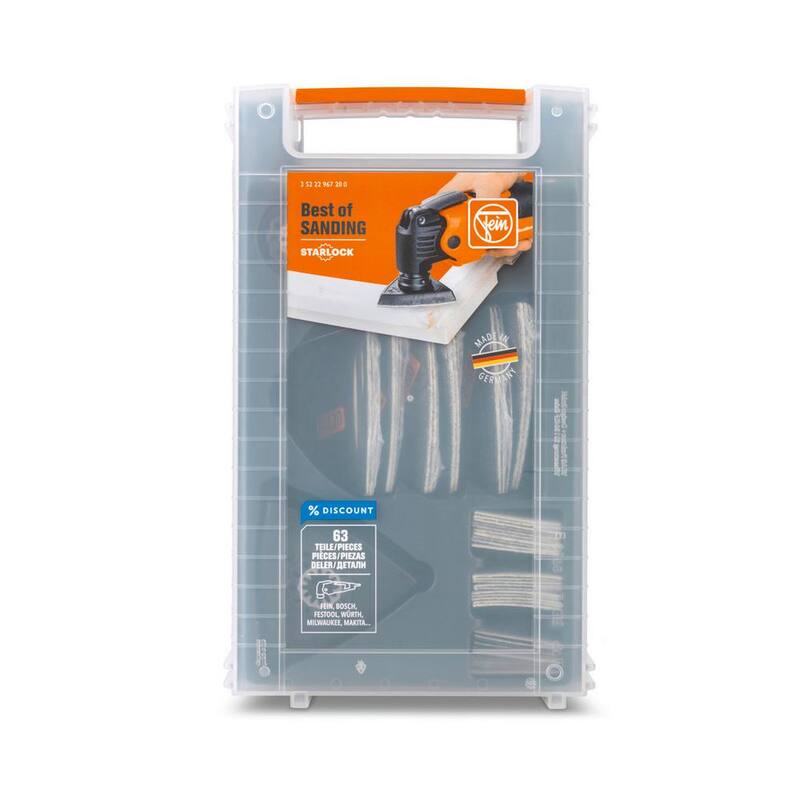 Set de lijado Best of Starlock para herramienta multiusos oscilante de 3-1/8 pulg. (63 piezas) - 35222967280