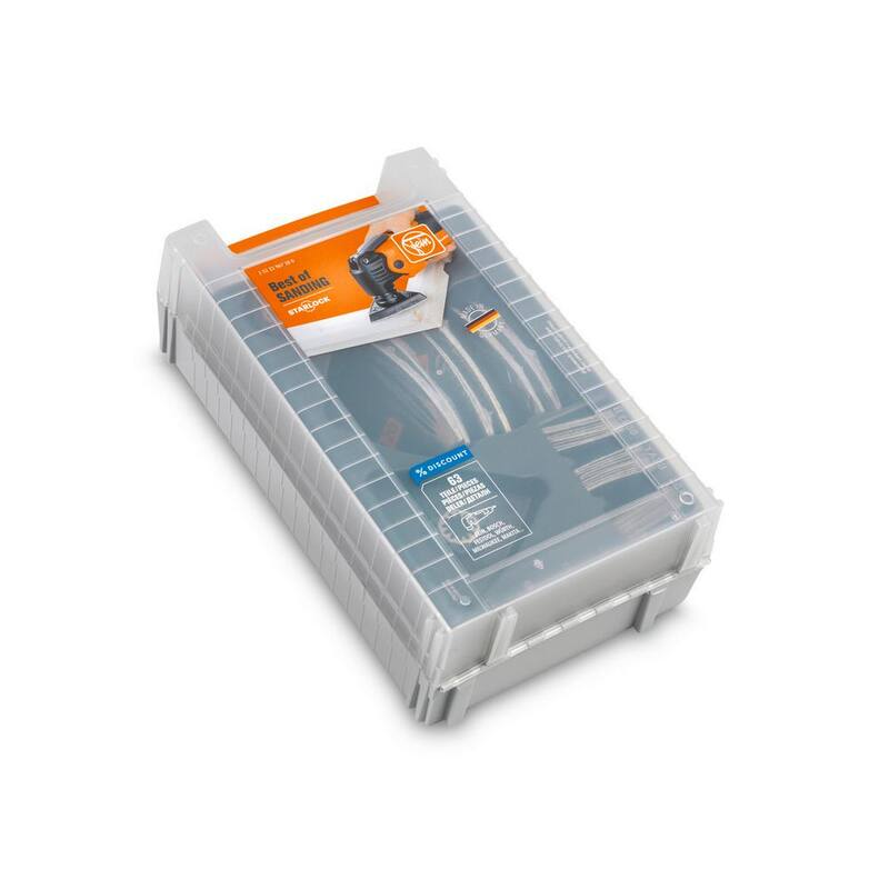 Set de lijado Best of Starlock para herramienta multiusos oscilante de 3-1/8 pulg. (63 piezas) - 35222967280