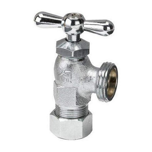 Thrifco Plumbing 1/2 Nom. 5/8 Comp. Washine Machine Valve - 9415153