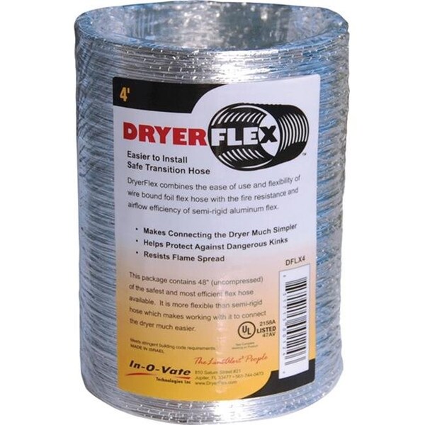 In-O-Vate In-O-Vate 3602957 4 ft. Dryer Flex Extender - 3602957