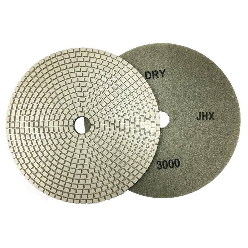 Juego de 7 almohadillas de pulido de diamante seco/húmedo para concreto/granito de 7 pulgadas sin marca - JHXR175SET7