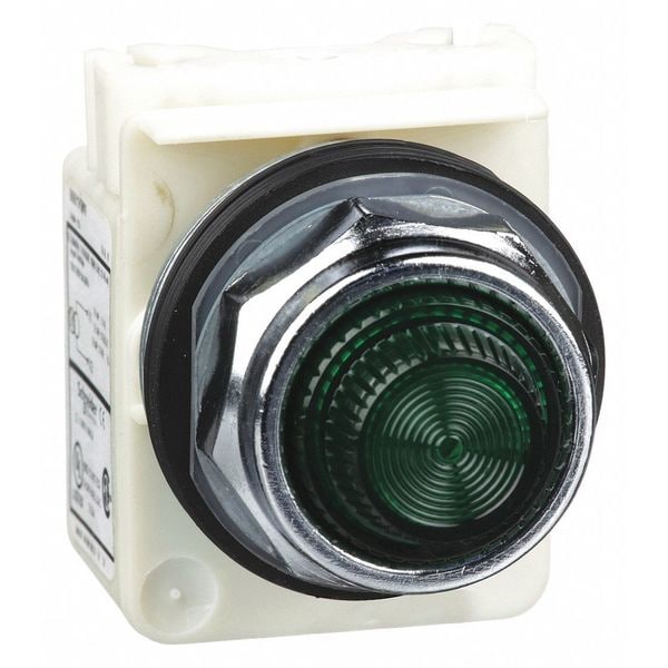 Schneider Electric Luz piloto, incandescente, verde, 110-120V - 9001KP1G31