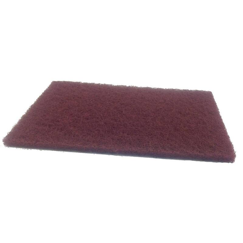 Sungold Abrasives No Tejido 6 pulgadas x 9 pulgadas Rojo Sun-Brite Handpad (20 cajas) - 59863