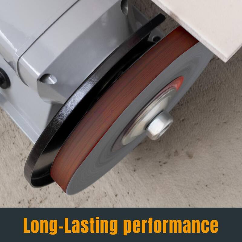 Banda de lija de óxido de aluminio de grano 80 de POWERTEC de 1 pulgada x 42 pulgadas (paquete de 10) - 414208A