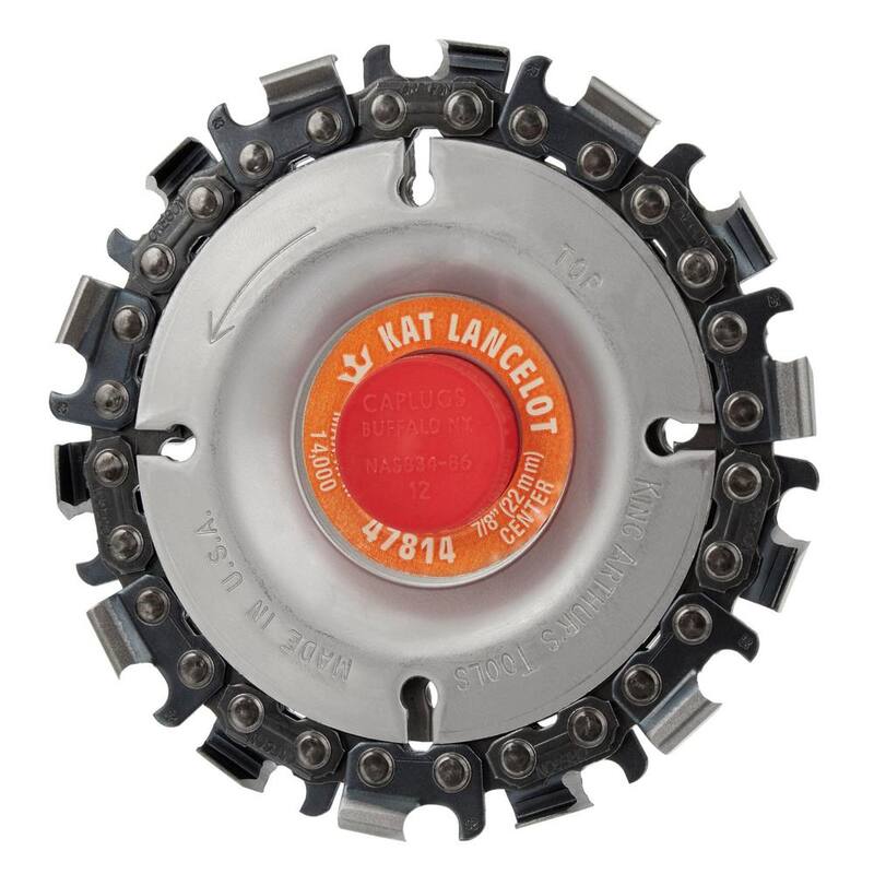 Herramienta del Rey Arturo 4 pulgadas 14 dientes Hoja de motosierra de acero para tallado en madera - 47814