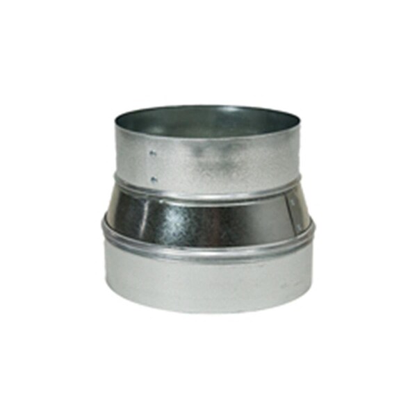 Gray Metal 9 x 8 in. Plain Short - Reducer 28 Gauge - 9X8-311P