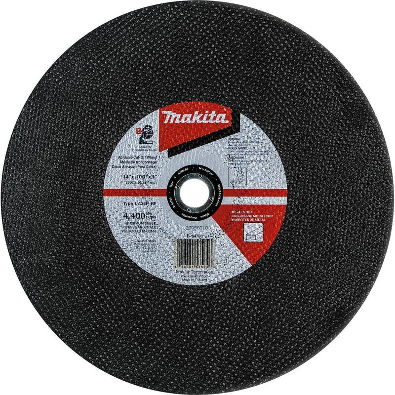 Rueda de corte de 14 pulgadas x 1 pulgada x 3/32 pulgadas (paquete de 25) - B-64705-25
