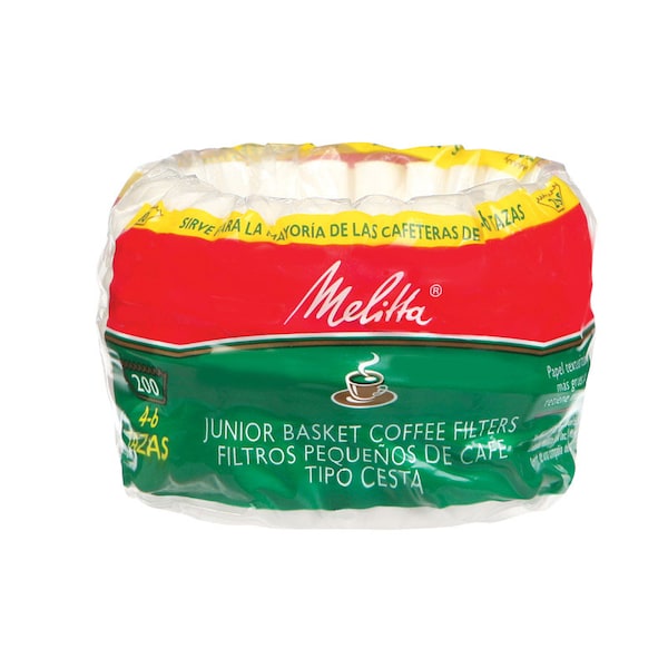 Melitta Usa Melitta 4-6 cups White Basket Coffee Filter 200 pk - 62914