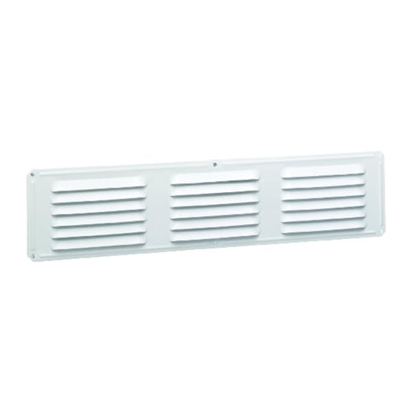 Air Vent Air Vent 4 in. H X 16 in. L White Aluminum Undereave Vent - 84226