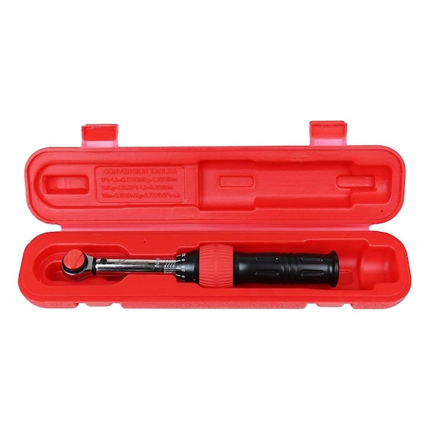 K-Tool International Click-Style Torque Wrench, 50-250 In/Lb, 3/8" Dr - KTI72140