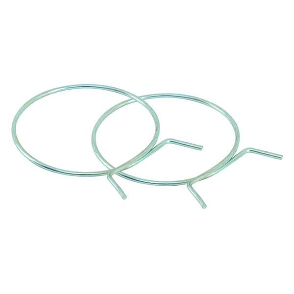 Zoro Select Metal Vent Clamp, For Use with Dryers, PK2 - 60702