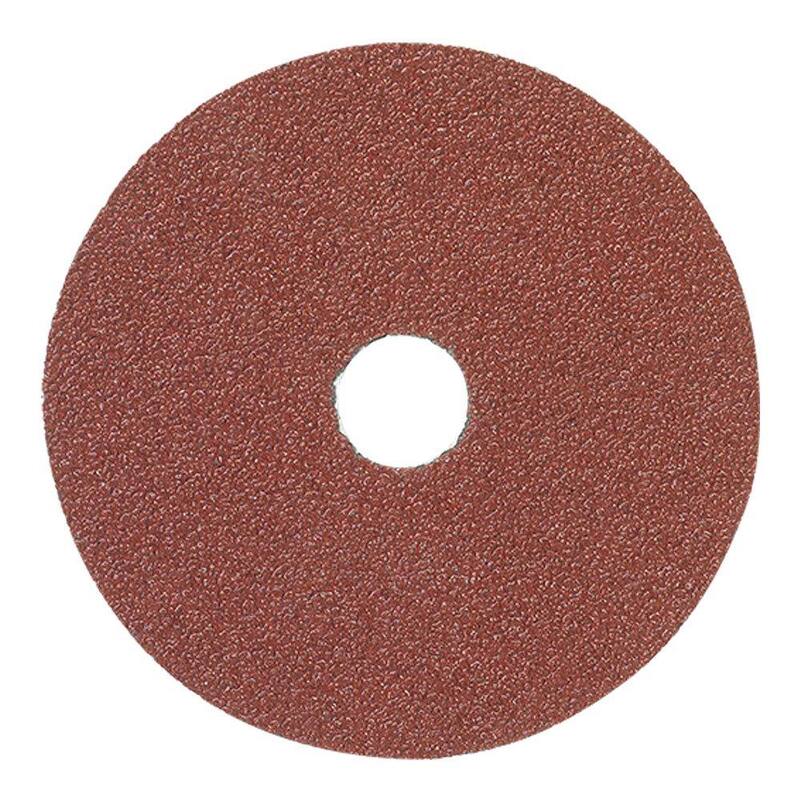 Lijas Sungold de fibra de óxido de aluminio de 36 granos, agujero central de 5 pulgadas x 7/8 pulgadas (paquete de 25) - 17202