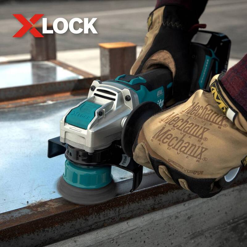 Sistema de cambio rápido X-Lock de Makita de 3 pulgadas con cepillo de copa de alambre de acero al carbono - D-72637