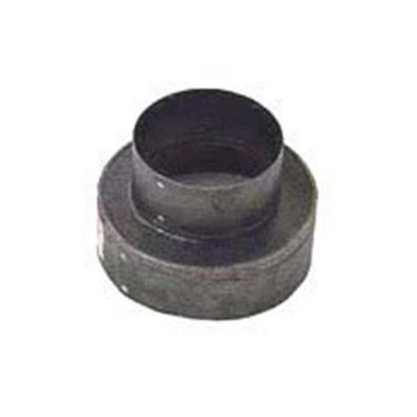 Gray Metal 4 x 3 in. Plain Reducer Short - 24 Gauge - 4X3-311P