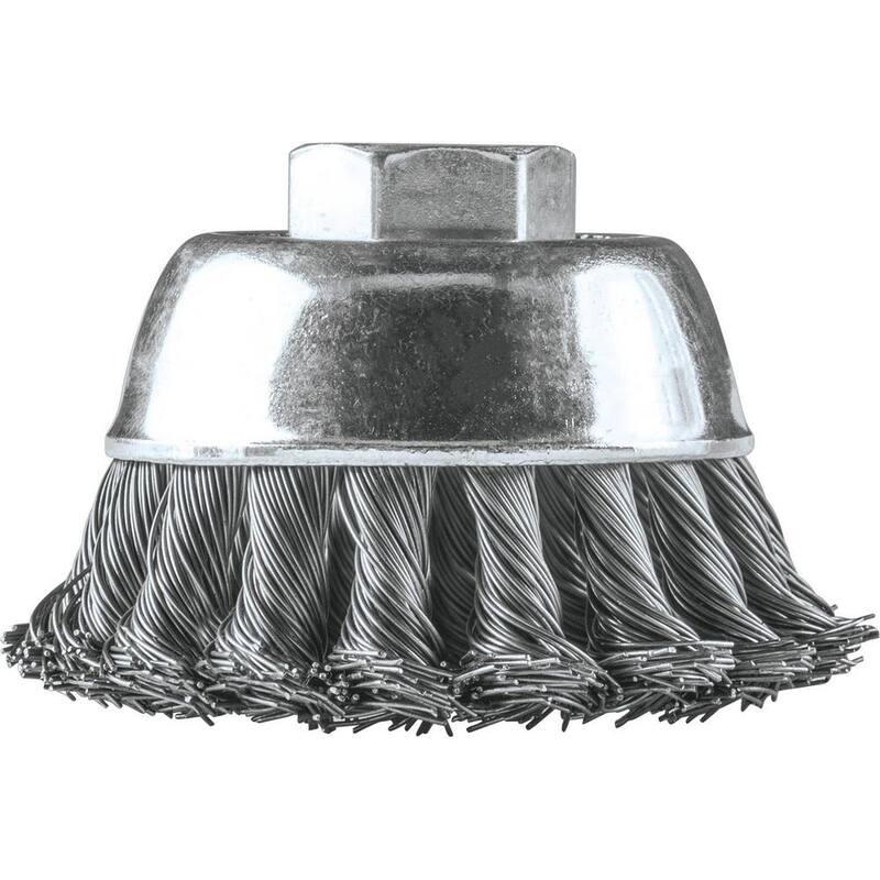 Brocha de copa de alambre de nudos Makita de 2-3/4 pulgadas x 5/8 pulgadas-11 - A-98429