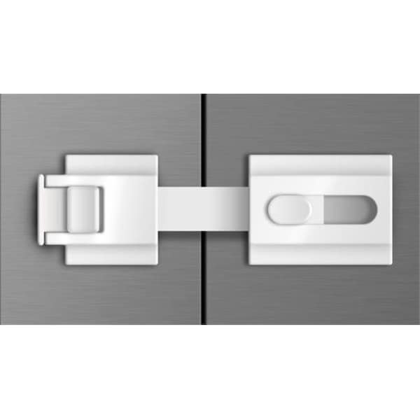The Door Guardian The Door Guardian TGRL-BL The Guardian Refrigerator Lock - Black - TGRL-BL