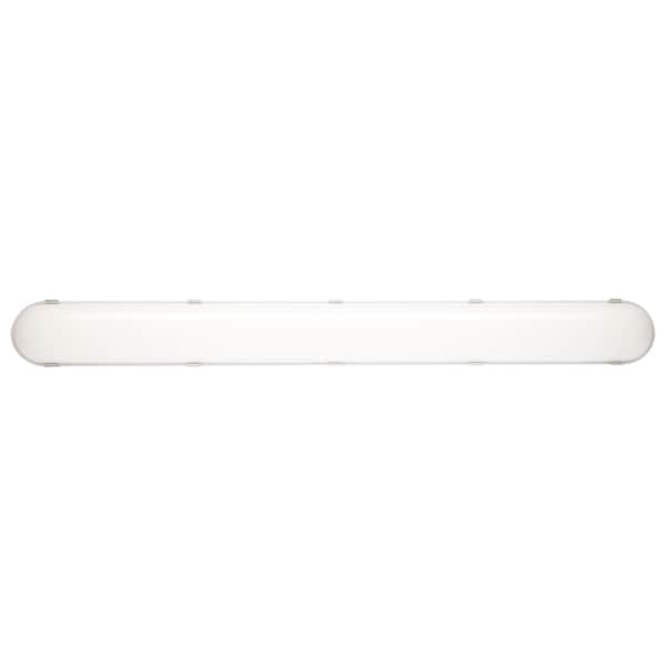 Nuvo 4 ft. Vapor Proof Linear/Microwave Sensor CCT & Watt Select IP65/IK08 120V-347V - 65/824R1